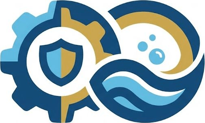 Стилизованный логотип компании МосБиро Дезинфекция, системы дезинфекции пивного оборудования.